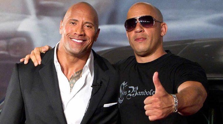 The Rock With Vin Diesel